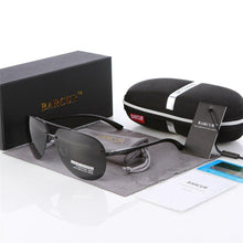 Load image into Gallery viewer, Luxury Aluminium Magnesium Men's Sports Driving Polarized Sunglasses With Stanless Steel Frame Ultra Light Men Glasses In Aviation Pilot Style With UV400 Protection