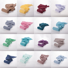 Load image into Gallery viewer, Luxury Modern Blanket Stretch Baby Photography Props Blanket Wraps Organic Cotton soft wrap For Baby