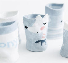 Load image into Gallery viewer, 5 Pairs Infant Mesh Thin Cotton Socks For Newborn Baby Girls And Boy Clothes Accessories