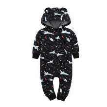 Load image into Gallery viewer, Modern Colorful Interesting Newborn Baby Unisex Warm Clothing Long Sleeved Cotton Romper For Kids
