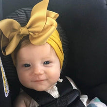 Load image into Gallery viewer, Baby Girls Headbands Hair Accessories Turban Solid Head wear Hair Band Bow Girl Accessories