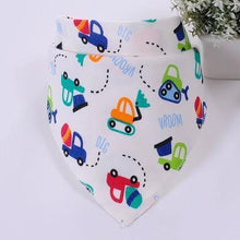 Load image into Gallery viewer, Baby Bibs Cute Cartoon Pattern bib Burp Cloths Saliva Towel Cotton Infant Burp Cloths Bib For Kids