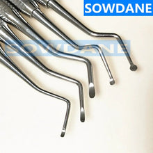 Load image into Gallery viewer, High quality Dental Excavator Spoon Tooth Cleaning Tool Stainless Steel Double Ends Long Handle