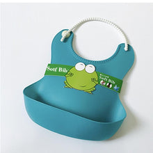 Load image into Gallery viewer, Modern Baby Plastic Bibs Waterproof Lunch Bibs for Boys & Girls Infants Silicone Feeding Baby Saliva Waterproof Aprons for Baby