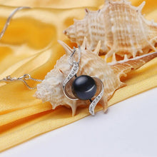 Load image into Gallery viewer, Dainashi Natural Freshwater Pearl Pendant 925 Sterling Silver Women's Necklace 2020 hot Twisted Design High Jewelry for Bridal