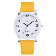 Load image into Gallery viewer, Woman's Watch Fashion Simple White Quartz Wristwatches Sport Leather Band Casual Ladies Watches For Women and Girls