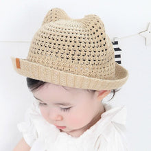 Load image into Gallery viewer, Modern Handmade Baby Hats For Children Bucket Cap Kids Toddler Sun Hat Hollow Mesh Caps Casual Beach Caps For Kids