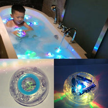 Load image into Gallery viewer, Bathroom Colorful LED Light Toy Waterproof In Tub Float Light Show Bath Fun Time Baby Modern Bath Toys For Kids