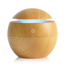 Load image into Gallery viewer, 130ML USB Aroma Diffuser Ultrasonic Cool Mist Humidifier Air 7 Color Change LED Night Light For Office Home