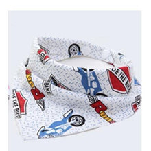 Load image into Gallery viewer, Baby Bibs Cute Cartoon Pattern bib Burp Cloths Saliva Towel Cotton Infant Burp Cloths Bib For Kids