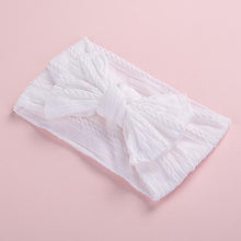 Load image into Gallery viewer, Modern Bowknot Baby Headband Elastic Turban Baby Girl Headbands Baby Girls Bow