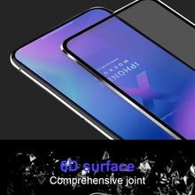Load image into Gallery viewer, 10D Curved Edge Aluminum Alloy Tempered Glass for iPhone X XS MAX 11 12 Pro Max mini 6 6S 7 8 Plus Full Cover Screen Protector Titanium Alloy Metal Edge Full Coverage Front Tempered Glass Screen Protector for iPhone