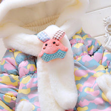 Load image into Gallery viewer, Modern Children's Winter Cartoon Cute Rabbit Infant Outerwear Hooded Baby Girls Jackets For Girls