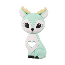 Load image into Gallery viewer, Silicone Teethers Food Grade Tiny Rod Teething Baby Shower Gifts Cartoon Animals Teether Let's Make 1pc