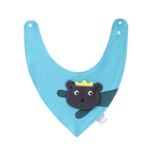 Load image into Gallery viewer, Baby Bibs Waterproof Triangle Cotton Cartoon Child Dribble Bibs Newborn Absorbent Cloth Bib for Kids in Cat Design