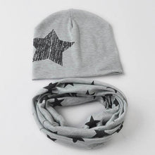 Load image into Gallery viewer, Modern Baby Boys & Girls Hat Scarf Set Beanie Boys Caps with Scarf for Kids In elegant Modern Design