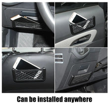 Load image into Gallery viewer, Universal Car Storage Net Automotive Pocket Organizer Bag for Phone Holder Box Facial Tissue For All Car Accessories 15*8 20*8CM