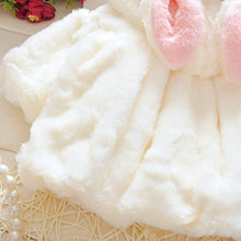 Load image into Gallery viewer, Baby Girls Jackets Cute Hooded Princess Warm Kids Fur coat children's outerwear For Girls Modern Cotton Coat For Baby and Kids