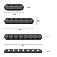Load image into Gallery viewer, Cable Holder Silicone Cable Organizer Flexible USB Management Clips Holder For Mouse Keyboard Earphone Headset