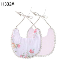 Load image into Gallery viewer, Handmade Luxury Floral Baby Bib Accessories Burp Cloths Newborn Baby Boy Girl Kids Cartoon Bibs 100% Cotton Linen Waterproof Saliva Bib For Kids