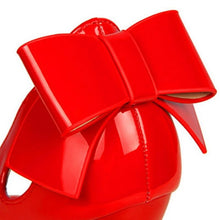 Load image into Gallery viewer, Spring Patent Leather Fashion Bowtie Women's Shoes Back Heel Cut-Outs Sexy Pumps Female High Heels Pointed Toe Dress Party Shoes