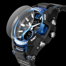 Load image into Gallery viewer, New Modern Luxury Sport Watch For Men Fashion Casual Alarm Clock 50M Waterproof In Military Chrono Dual Display Style Wristwatches Relogio Masculino