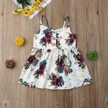 Load image into Gallery viewer, Luxury Handmade Summer Toddler Baby Girls Dress Flower Sleeveless V Neck Party Dress For Girls In Elegant Summer Design