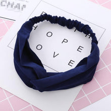 Load image into Gallery viewer, Cute Baby Girl Headbands Twisted Knotted Elastic Kids Hair Bands Turban Soft Children Head Bands for Baby Girls Hair Accessories