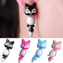 Load image into Gallery viewer, 1Pc Women's Chic Cute 3D Fox Ear Stud Gift Party Lovely Cartoon Animal Earring
