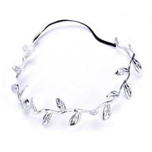 Load image into Gallery viewer, Luxury Modern Gold Silver Leaves Hairbands Summer Hair Accessories Bridal Trendy Jewelry For Mother and Daughter