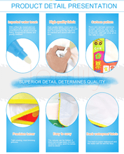 Load image into Gallery viewer, Baby Kids Drawing Water CDarpet with Magic Pen Doodle Painting Picture Water Drawing Play Mat in Drawing Toys Board Gift