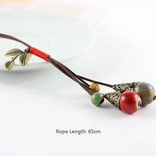 Load image into Gallery viewer, Miredo jewelry wholesale simple ceramic necklaces women's mothers gift necklace pendant free shipping #1463