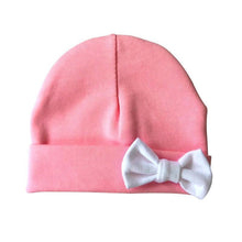 Load image into Gallery viewer, Modern Baby Girls and Boys Cotton Butterfly Hat For Newborn Infant Caps For Winter ad Sleeping for Baby Kids