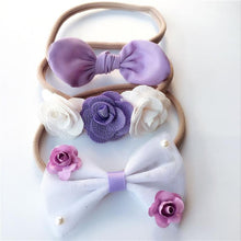 Load image into Gallery viewer, Flower Trendy Baby Headband For Girl Bows Crown Head Bands Cute Newborn Headbands Hairbands Baby Hair Accessories
