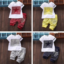 Load image into Gallery viewer, Baby Boy Clothes Winter Kids Clothes Sets T-shirt Pants Suit Star Printed Clothes Newborn For Boys