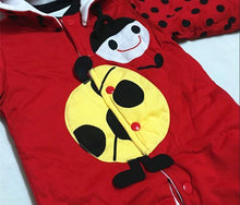 Load image into Gallery viewer, Warm Autumn Winter Baby Girls Boys Rompers Cartoon Cute Thick Warm Hooded Jumpsuits For Babies In Modern Design
