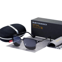 Load image into Gallery viewer, Luxury High Quality Polarized Sunglasses Metal Frame Sunglasses For Men In Business Retro Modern Style With UV400 Protection