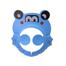 Load image into Gallery viewer, Baby Bathroom Safety Visor Hat Child Shower Cap Adjustable Soft Protect Cute Children Shampoo Safety Protection Bathroom Accessories