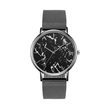 Load image into Gallery viewer, Fashion Rose Gold Mesh Band Creative Marble Female Wrist Watch Luxury Women Quartz Watches Gifts For Women and Girls