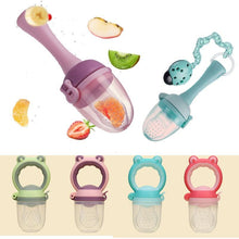 Load image into Gallery viewer, Baby Pacifier Fresh Food Kids Fruit Feeder Nipples Feeding Safe Baby Supplies Nipple Pacifier Holder