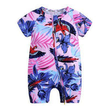 Load image into Gallery viewer, Summer Newborn Fashion Boy and Girls Printed Flower Short-sleeved Romper / jumpsuit For Kids
