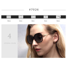 Load image into Gallery viewer, VEITHDIA Sunglasses Gradient Vintage Retro TR90 Women's Sun Glasses Polarized UV400 Ladies Fashion Eyewear For Female 7026