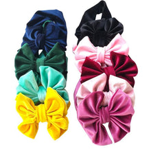 Load image into Gallery viewer, Baby Headband Big Bowknot Baby Girl Bright Colors Headband For Newborn Bow Hair Band Children Head Wrap Hair Accessories