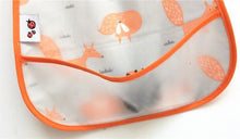 Load image into Gallery viewer, Modern Interesting Cartoon Adjustable Baby Bibs Waterproof Lunch Feeding Bibs Baby Cartoon Feeding Cloth Children Bib For Kids