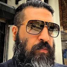 Load image into Gallery viewer, NEW Elegant Luxury Trend Driving Sunglasses Gold Big Frame Oversized Square For Man and Women Sunglasses