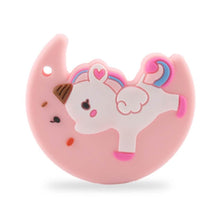 Load image into Gallery viewer, Silicone Teethers Food Grade Tiny Rod Teething Baby Shower Gifts Cartoon Animals Teether Let's Make 1pc