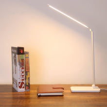 Load image into Gallery viewer, STEVVEX Dimmable Desk Reading Light Foldable Rotatable Touch Switch LED Table Lamp DC USB Charging Port Timing Desk Lamp For Kids Room