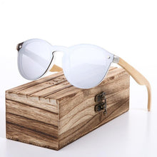 Load image into Gallery viewer, New Luxury Elegent Cat Eye Sunglasses Bamboo New Cat Eye Glasses pra Sun glasses Googles Red Sunglasses For Men and Women With UV400 Protectionn