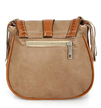 Load image into Gallery viewer, Bohemian bag Boho Free Spirit Tassel Cross Body Purse Retro Hippie Designer Women's Gypsy Fringe Bohemian Shoulder Bag