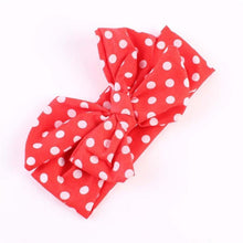 Load image into Gallery viewer, Modern Big Bowknot Headband For Baby Girls Bow hair band dot Cotton turban Head Wrap Hair Accessories